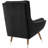 Suggest Button Tufted Upholstered Velvet Lounge Chair-995492225