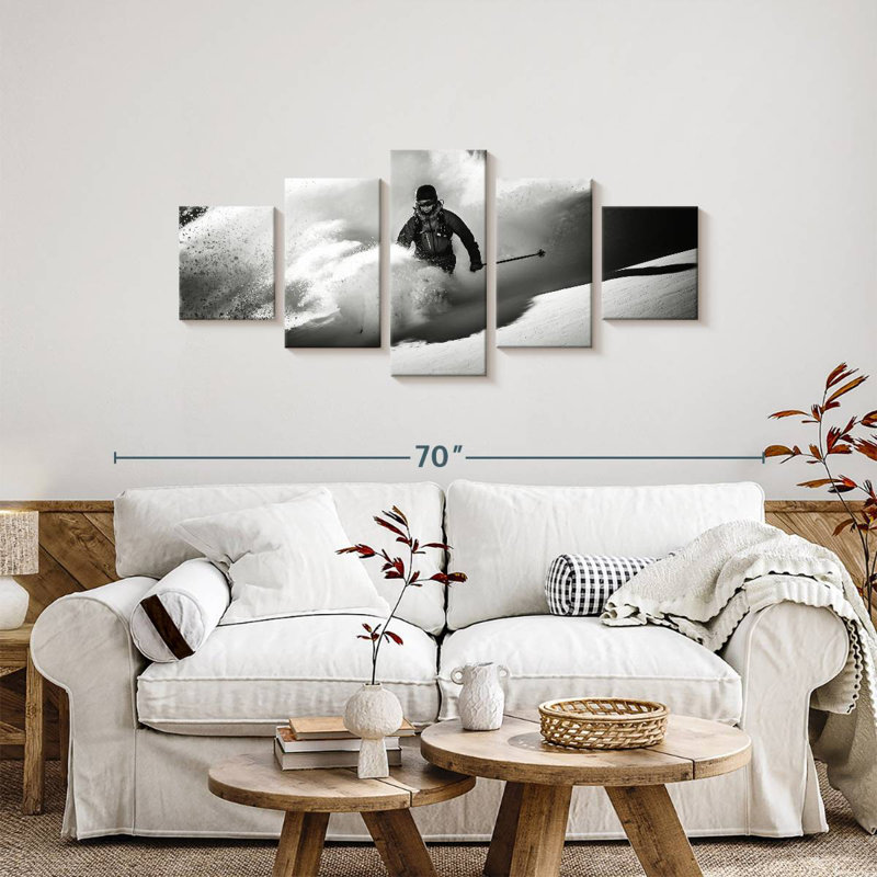 Extreme Skiing, 24" H x 55" W