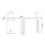 Bureau blanc en bois manufacturé Freeform-120331491