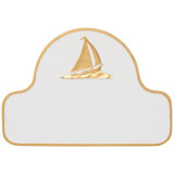 Sailboat Arch Address Sign Plaque