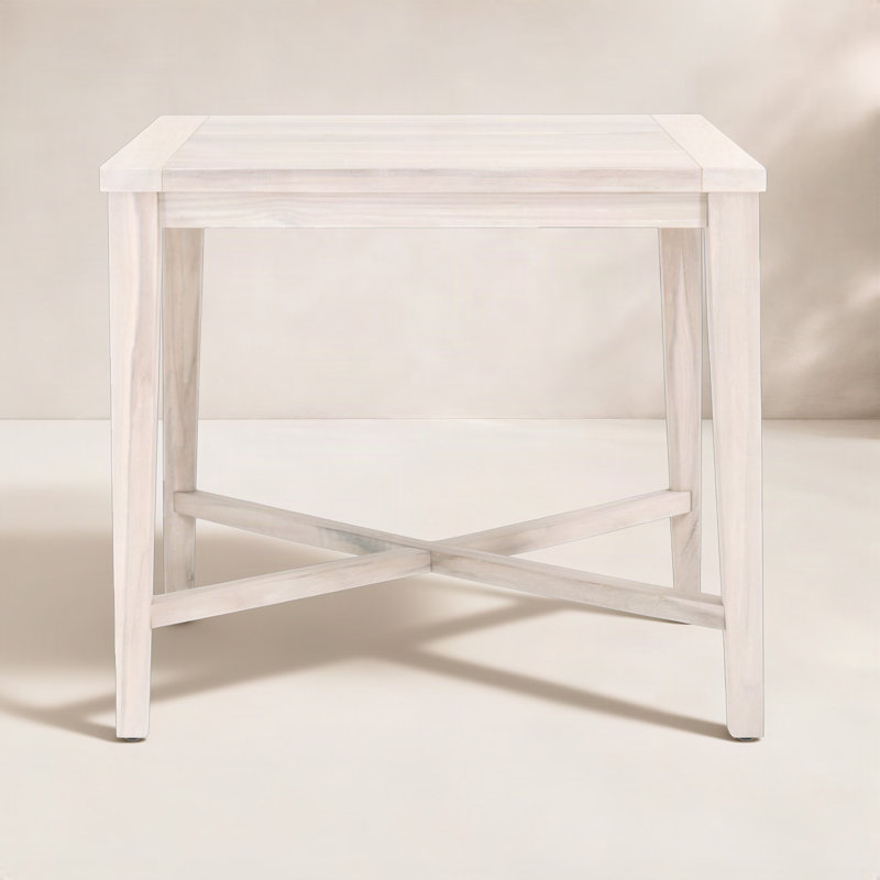 Rollins Square Teak Outdoor Dining Table , 42'' in. W in. D