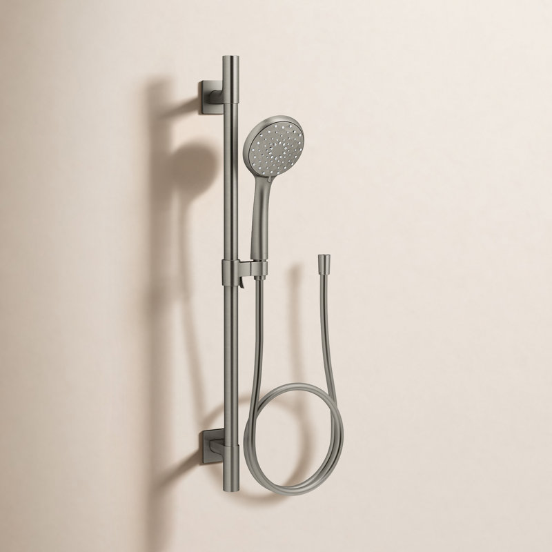Awaken B110 Multifunction Slide Bar Shower Head, Vibrant Brushed Nickel