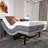 Massapequa Twin XL Massaging Adjustable Bed with Remote 12 Inch Memory Mattress Included