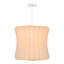 Luminaire suspendu en sablier 1 lumière
