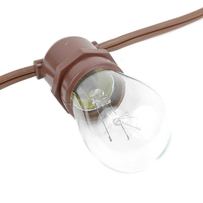 Torney Outdoor 165 - Bulb 12'' Plug-in String Light
