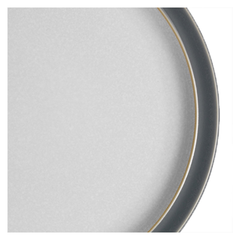 Elements Medium Plate, Fossil Gray