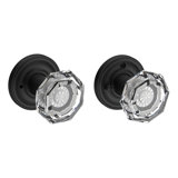 Crystal Door Knob with Baldwin Reserve Rosette