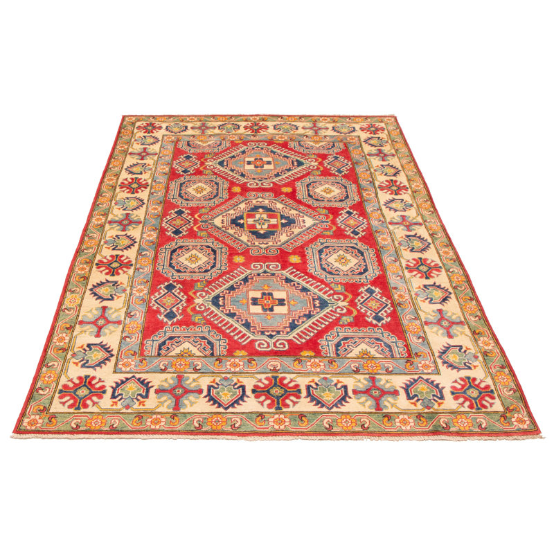 Tapis rouge Finest Ghazni 6 pi 6 po x 9 pi 9 po
