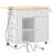 Kitchen Island With Power Outlet,Kitchen Storage Island With Drop Leaf And Rubber Wood-359880868