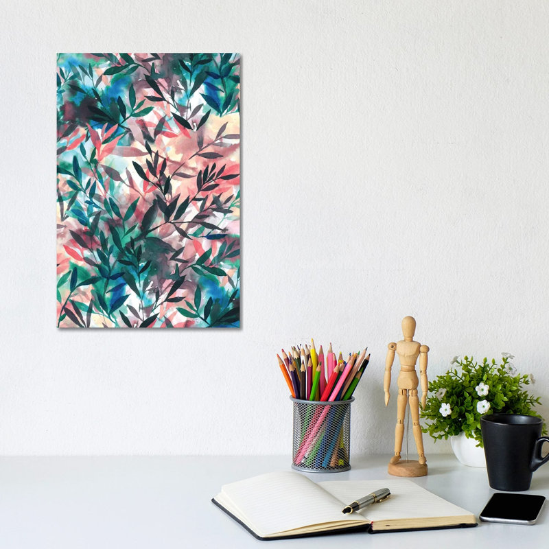 Changes Coral by Jacqueline Maldonado - Wrapped Canvas Print, 20.32 cm H x 30.48 cm W