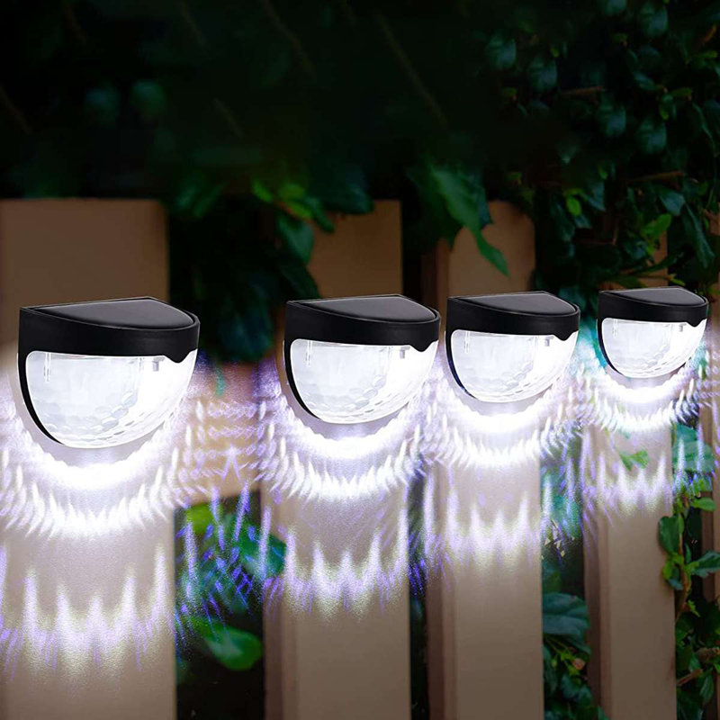 Ensemble de lumières DEL intégrées à basse tension à énergie solaire, Blanc