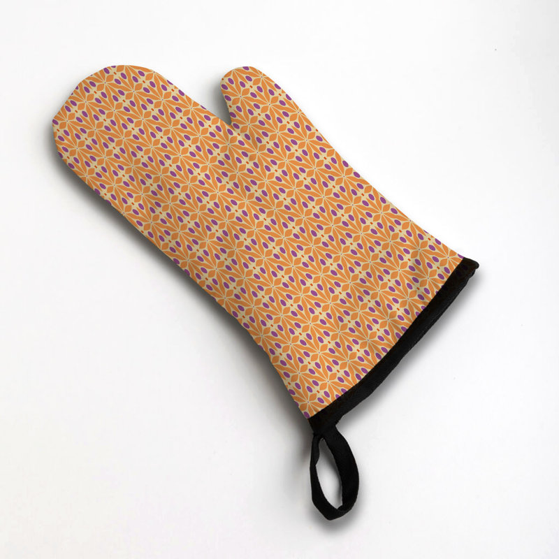 Gant rétro en coton sergé
