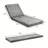 Lounge Chaise Set, Acacia Solid Wood With  LOUNGE CUSHION (Dark Grey) - Matching Cream Version Available-1072528472