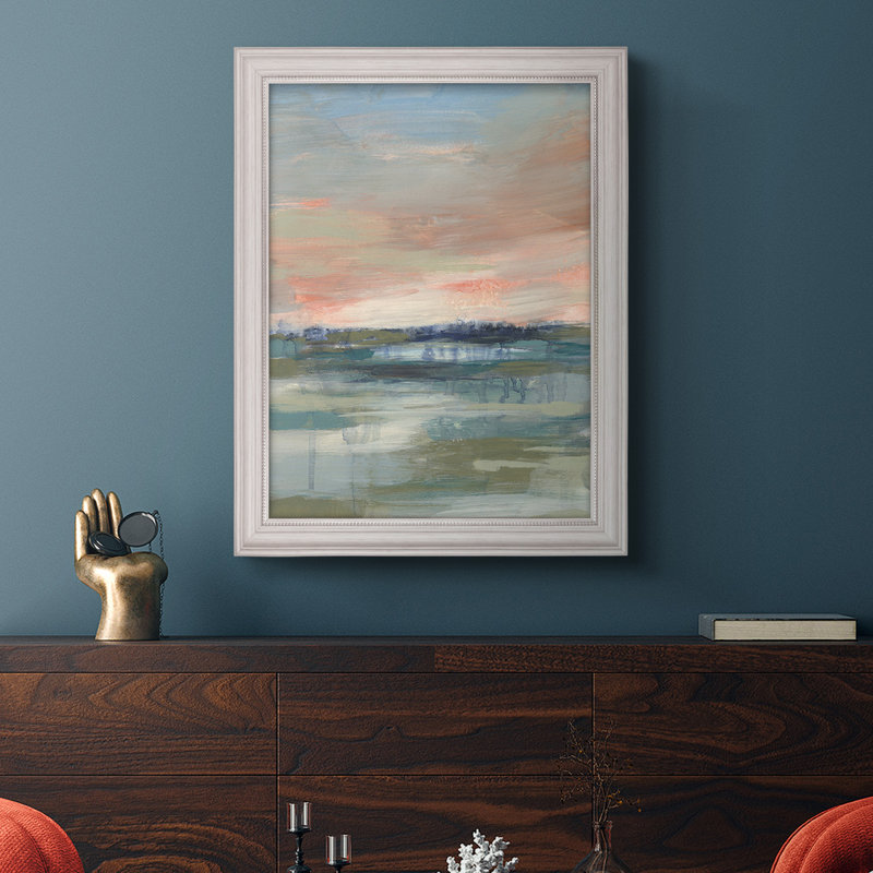 Glausen Vast Marsh I, peinture sur toile encadrée, H 25 po x l 21 po x P 2,5 po