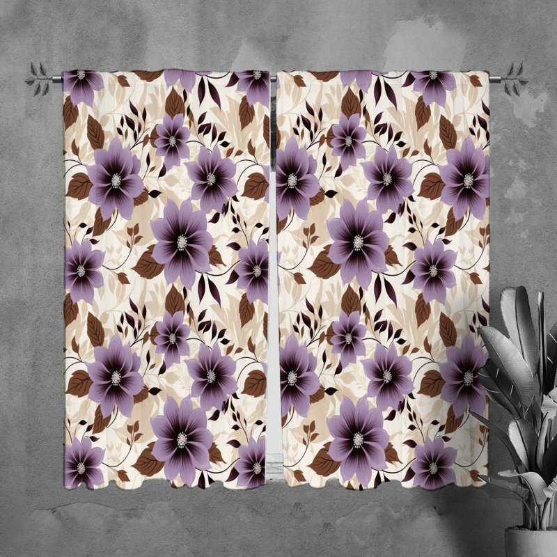 Razane Room Darkening Curtain Pair, 40'' W x 82'' L