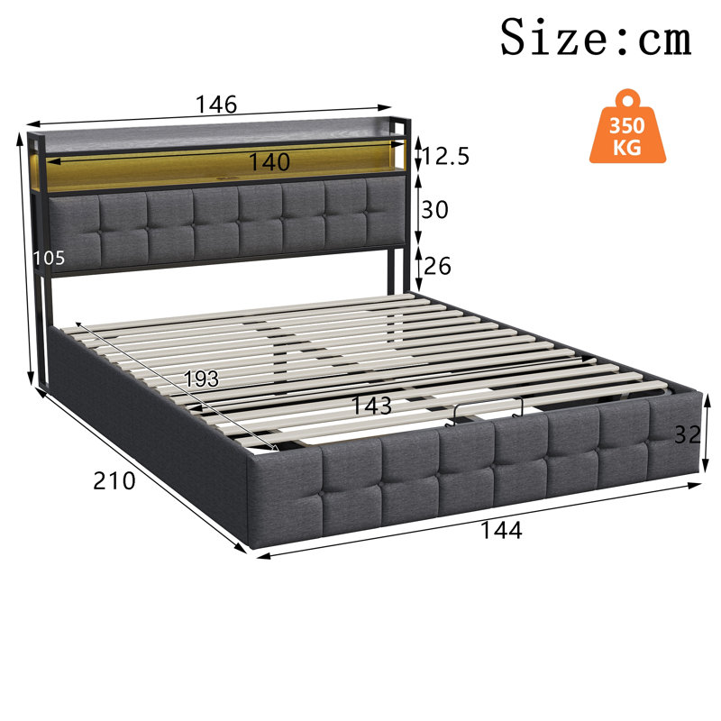 Bed, Double (4'6)
