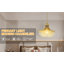 Lustre suspendu 11,75 "Dia X 10" H