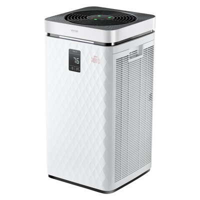 Purificateur d'air, couche HEPA H13, purificateur d'air intelligent 3139 pi² / h avec contrôle de vitesse et garde d'enfant, filtre à air efficace avec écran tactile pratique et mode veille de 23 Db, adapté pour la maison et le bureau
