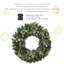 Couronne lumineuse en PVC 30 po