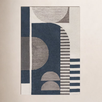 Sola Hand-Tufted Geometric Rug