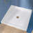 38 In L X 38 In W ADA Low Threshold Center Drain Shower Base With Slope Type Threshold, Matching Glossy Surface Open Design, Wheel Chair Access, Low Profile, White