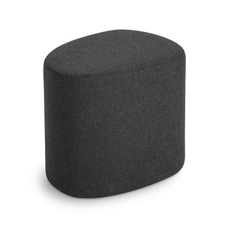 Swole Ottoman, Vesper Charcoal