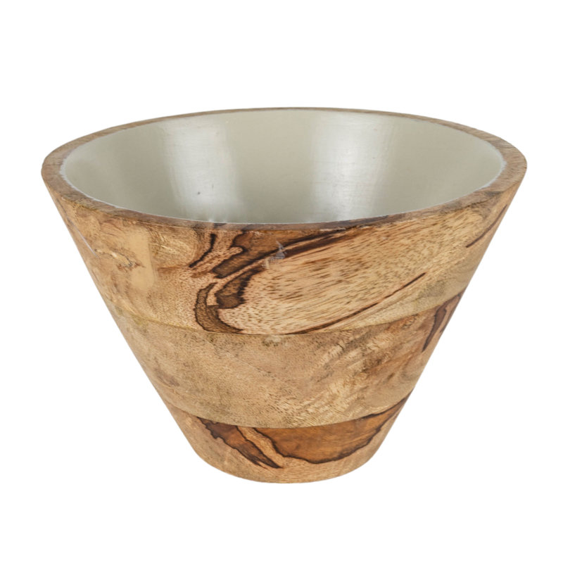 Millwood Pines Shenorock Wood Candy Bowl