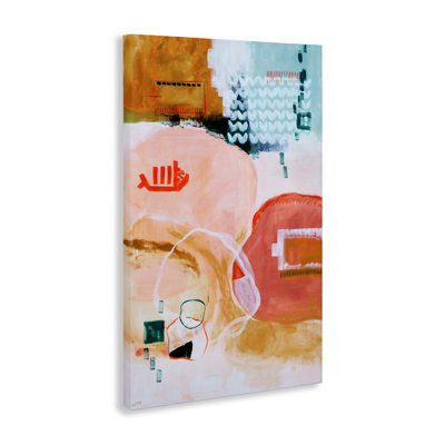 Toile Safe Passage Abstraction, design par Katherine Irvin