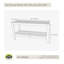 Fiji Shower Bench 36" (90 Cm) With Shelf-2132968368