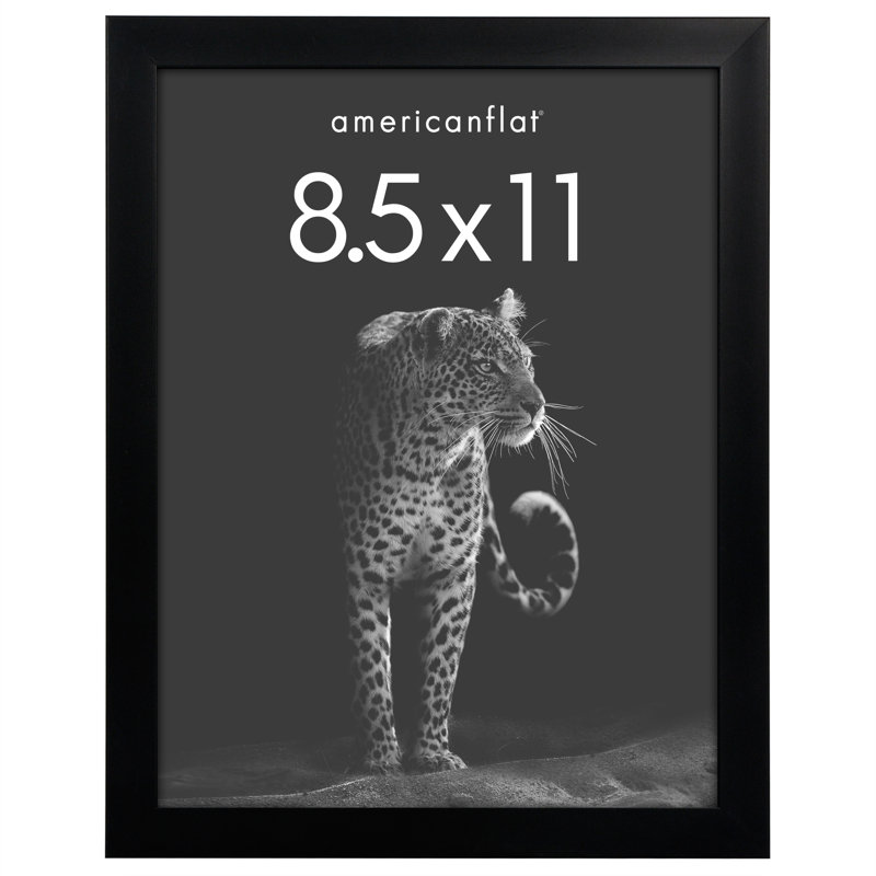 Cadre photo Americanflat, Noir, 8,5 po x 11 po