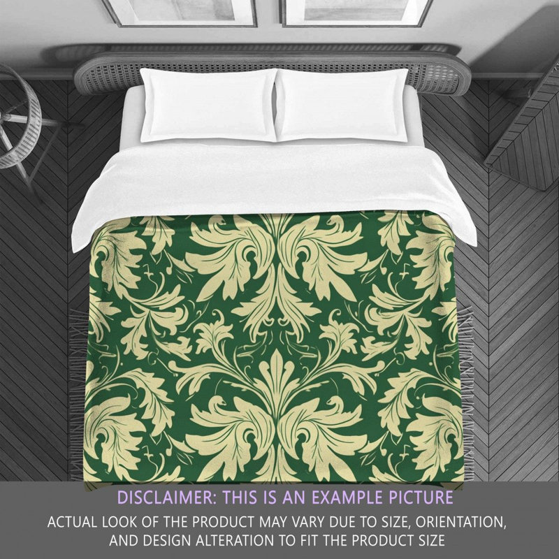 Machine Printed Comforter, King