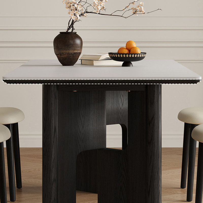 Ensemble de tables haut de gamme de style français rétro en bois massif, 5, H 29,52 po x L 55,11 po x l 31,49 po