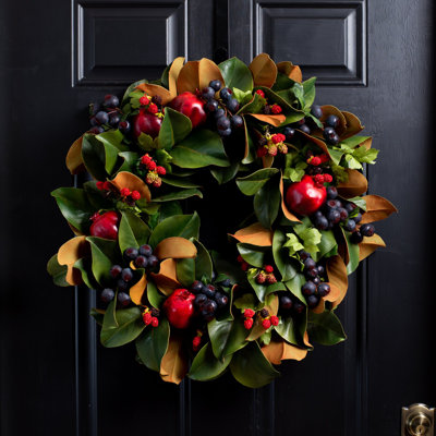 Handcrafted Fresh (Live) Real Touch Greenery Wreath