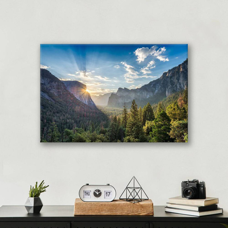 Reproduction de forêt de Yosemite - Parc national de Yosemite, H 24 po x l 32 po x P 0,12 po