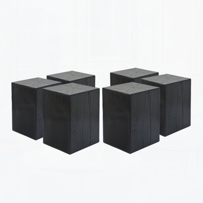 Wood-Look Square-Column MGO End Table