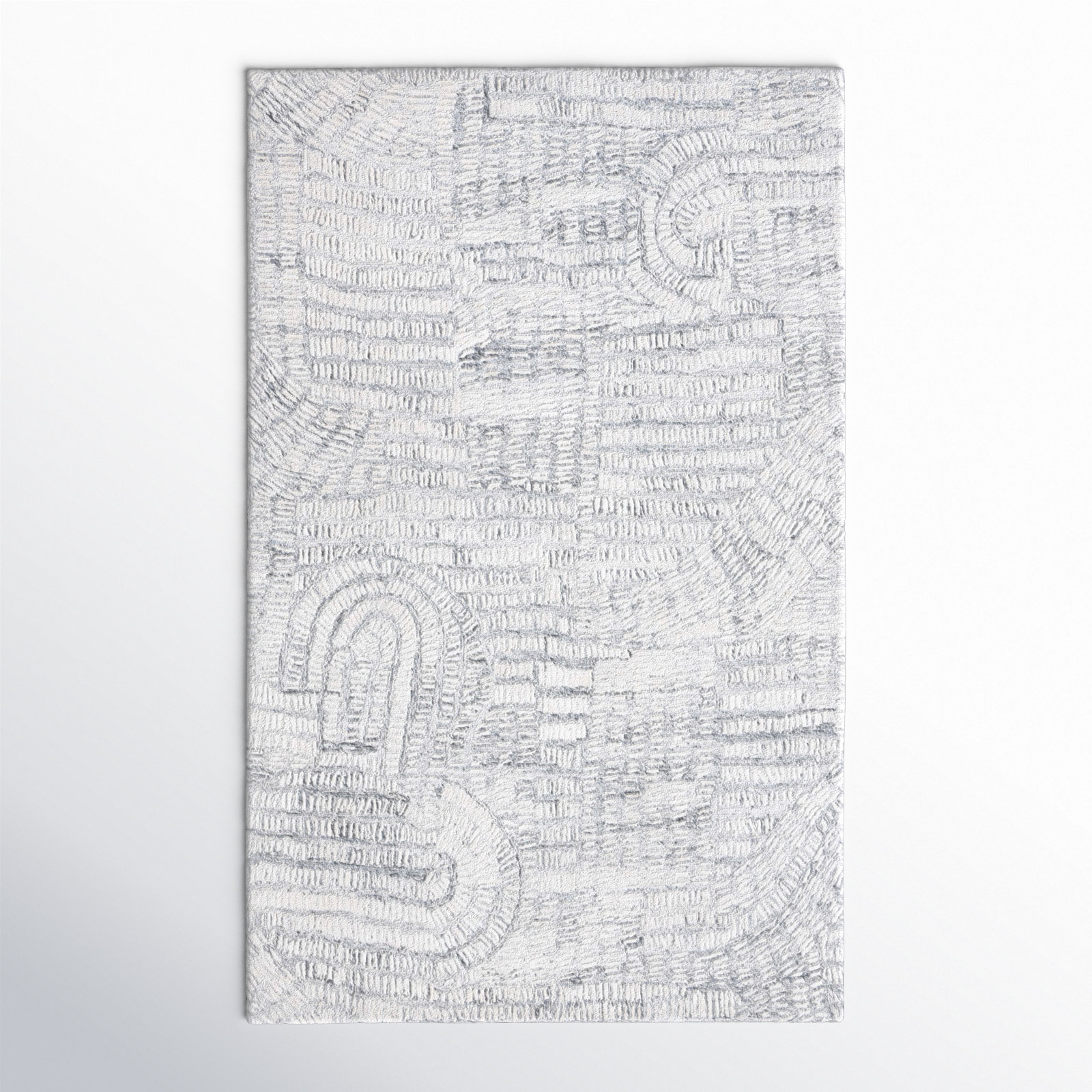Audrina Hand Tufted Rug, Rectangle 5' x 8'