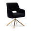 Fauteuil pivotant rembourré Breann-93705356