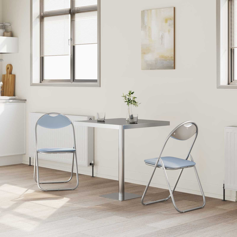 Padded Office Folding Chair Folding Chair Set, Grey