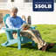 Chaise Adirondack pliante en polyéthylène haute densité Wolak-62551852