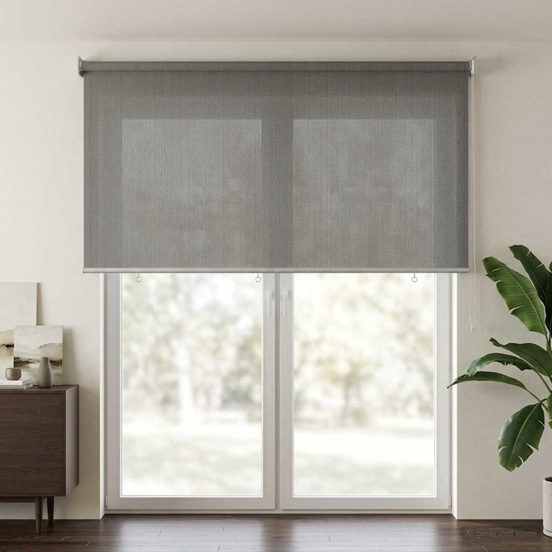 Roller shade, Light Grey, 125 cm W x 230 cm L