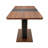 Extendable Dining Table, Modern Expandable Kitchen Table, Rectangular Dinner Table for Small Space Home Restaurant