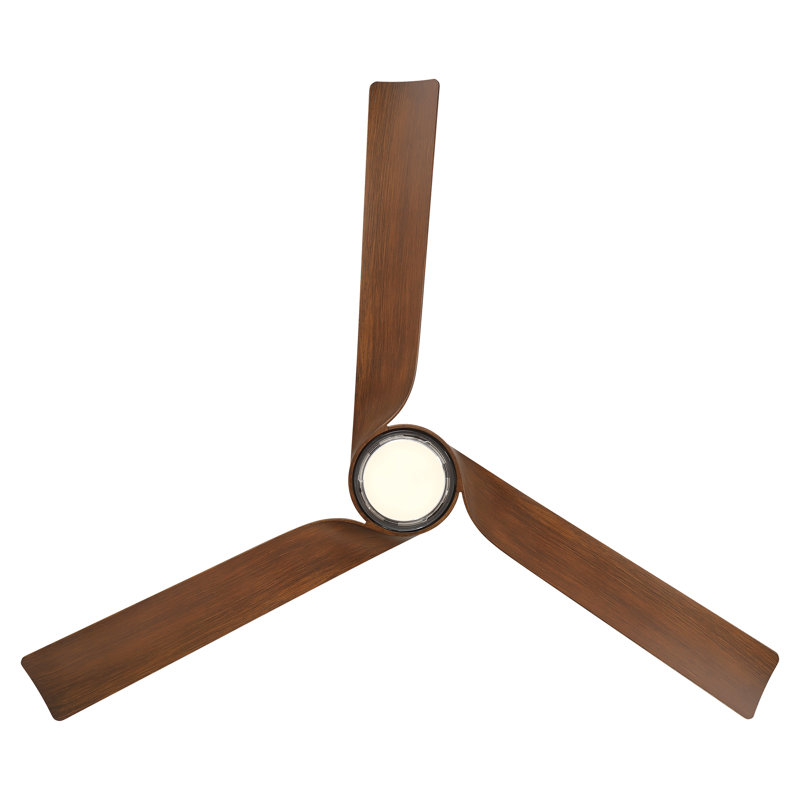 Chill Indoor/Outdoor 3-Blade Smart Ceiling Fan With Integrated Dimmable LED Light and Bluetooth Remote Control Included, Selectable Color Temperature (2700K, 3000K, 3500K, 4000K)