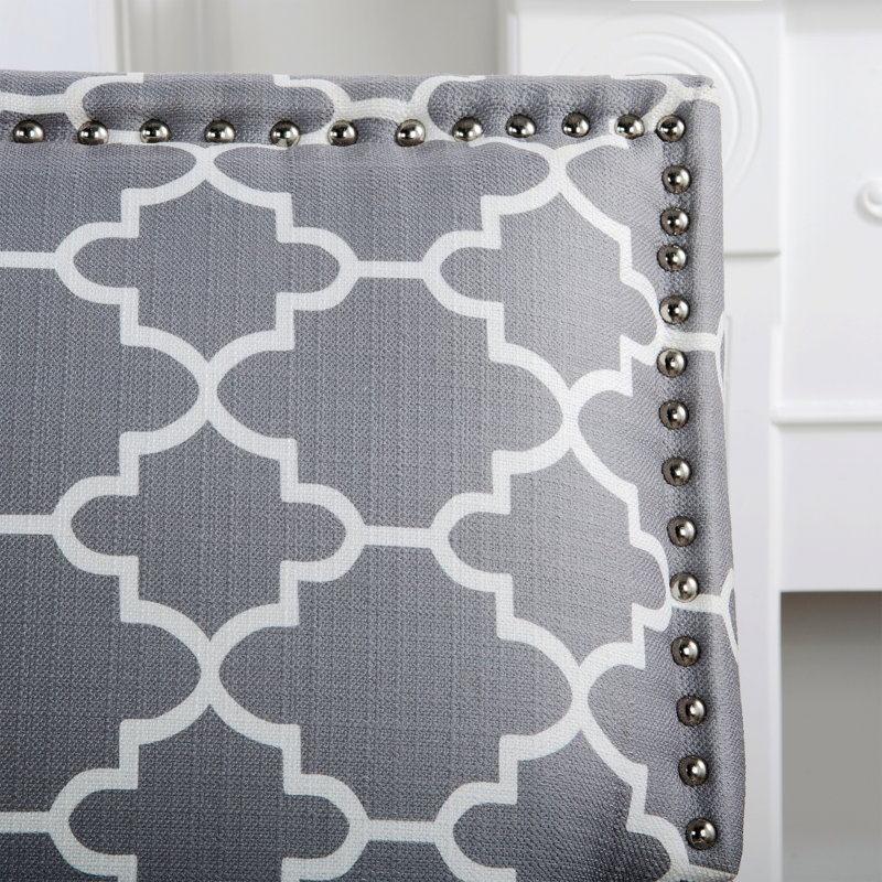 Lippitt Upholstered Armchair, Gray Mix Fabric
