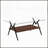 Stylish Tempered Glass Coffee Table with Black Legs – Easy-Clean, Sturdy for Living Room-2010795842-2010795841