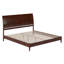 Lit plateforme en bois massif avec pied de lit assorti Ambrey-864761706-864761704