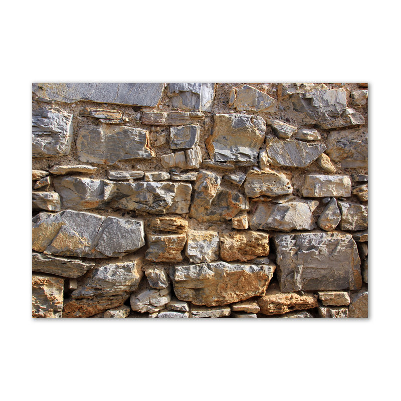 A Stone Wall - Wrapped Canvas Print