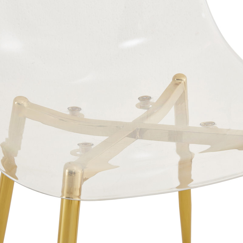 Ensemble de table de salle à manger en marbre Luxurious, verre, métal, maison moderne