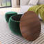 Round Storage Ottoman, 2 In 1 Function, Work As End Table And Ottoman-1487154990-1487154962