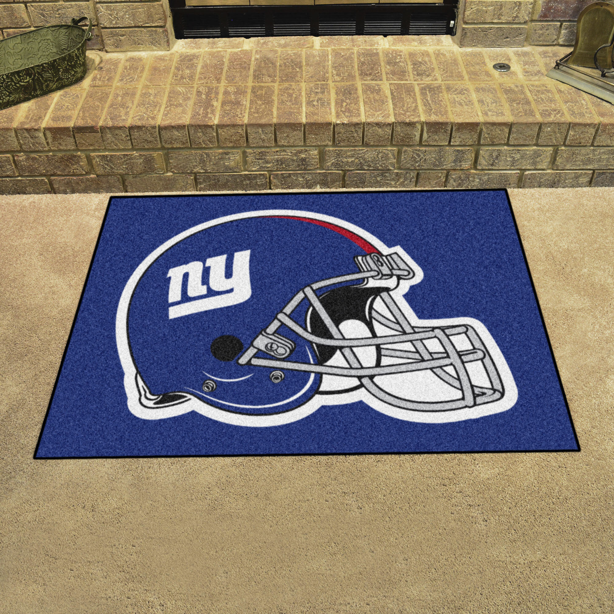 FANMATS New York Giants Rubber Door Mat