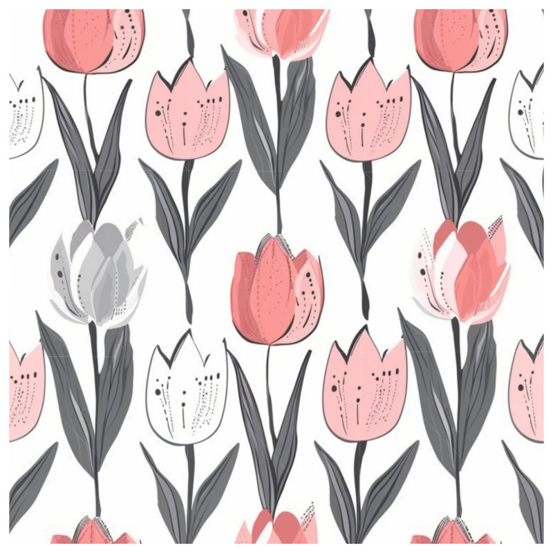 Coussin Tulip, 18 po x 18 po
